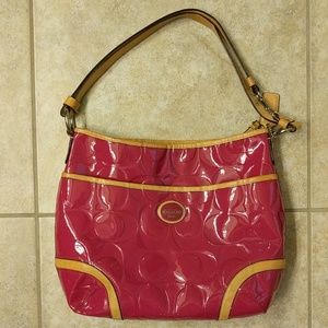 Hot pink Coach purse